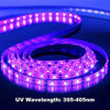 Picture of YGS-Tech 24 Watts UV Black Light LED Strip, 16.4FT/5M 3528 300LEDs 395nm-405nm Non-Waterproof Blacklight Night Fishing Implicitly Party with 12V 2A Power Supply