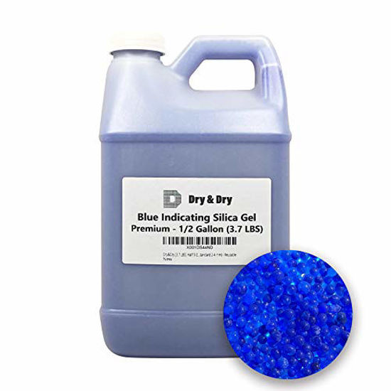 Dry & Dry (2 Gallon-NET 12 LBS) Color Indicating Premium Silica