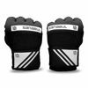 Picture of Sanabul New Gel Quick Hand Wraps Boxing Kickboxing MMA Muay Thai (Black/White, S/M)