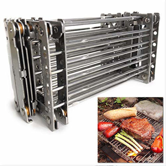 Picture of Bitty Big Q 316 Stainless Steel Ultra Compact Portable Lightweight Camping Grill