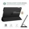 Picture of ProCase iPad 10.2 Case 2021 9th Gen/ 2020 8th Gen/ 2019 7th Gen Case with Tempered Glass Screen Protector, Slim Stand Hard Shell Protective Smart Cover for 10.2 iPad 9th/8th/7th Generation -Black