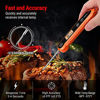 Picture of ThermoPro TP03H Digital Instant Read Meat Thermometer for Grilling Waterproof Kitchen Food Thermometer with Calibration & Backlight Smoker Oil Fry Candy Thermometer