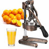 Picture of Zulay Professional Citrus Juicer - Manual Citrus Press and Orange Squeezer - Metal Lemon Squeezer - Premium Quality Heavy Duty Manual Orange Juicer and Lime Squeezer Press Stand, Copper Finish