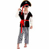 Picture of Pirate Costume Kids Deluxe Costume Pirate Dagger Compass Earring Purse for Halloween Party (M)