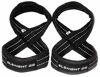 Picture of Element 26 Padded Figure 8 Wrist Straps - Weightlifting Straps - Figure 8 Straps - Wrist Straps for Crossfit, Weight Lifting, Deadlifts, Farmer Walks (Medium, Black)