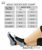 Picture of RATIVE Super Grips Anti Slip Non Skid Yoga Hospital Ankle Socks for Adults Mens Womens X-Large (XL,3-Pairs/Black)