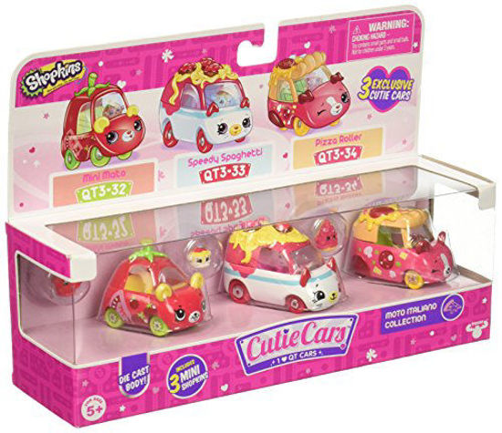 Shopkins Cutie Cars 3 Pack Collections, Die C