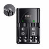 Picture of EBL Smart Rapid AA AAA Charger for AA AAA 9V Rechargeable Batteries Ni-MH Ni-CD Rechargeable Batteries