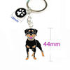 Picture of BBEART Dog Keychain ring, Cool Cute Pet Dog Keyring Bag Charm Mini Metal Key Ring Keyfob (Rottweiler)