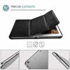 Picture of ProCase iPad 9.7 Case (Old Model) 2018 iPad 6th Generation / 2017 iPad 5th Generation Case - Ultra Slim Lightweight Stand Case with Translucent Frosted Back Smart Cover for iPad 9.7 Inch -Black