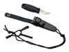 Picture of Morakniv Eldris Fixed-Blade Pocket-Sized Knife with Sandvik Stainless Steel Blade, Lanyard and Firestarter, Black, 2.2 Inch