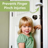 Picture of Wittle Finger Pinch Guard - 2pk. Child Proofing Doors Made Easy with Soft Yet Durable Foam Door Stopper. Prevents Finger Pinch Injuries, Slamming Doors, and Baby or Pet from Getting Locked in Room