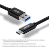 Picture of JOTO Type C Cable Extra Long 10ft, USB-C 3.1 Type-C to USB 3.0 Type A Charging Data Cable Heavy Duty Nylon Braided for iPad Pro 12.9/11 Galaxy Ultra S20+ S10 S9 Note 10 9 Tab S4 Nintendo Switch -Black