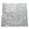 Picture of Art3d Oyster Mother of Pearl Square Shell Mosaic Tile for Kitchen Backsplashes, Bathroom Walls, Spas, Pools 12" X 12" Pack of 6