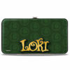 Picture of Buckle-Down womens Buckle-down Hinge - Chibi Thor Pose + Loki/Loki Logo Greens/Gold Wallet, Multicolor, 7 x 4 US