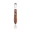 Picture of Viski Channel Knife, Cocktail Garnish Citrus Zester, Walnut Wood & Stainless Steel Bar Tool with Rivets, Set of 1, Brown