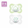 Picture of MAM Mini Air Pacifiers (2 Pack, 1 Sterilizing Pacifier Case), MAM Sensitive Skin Pacifier 0-6 Months, Best Pacifier for Breastfed Babies, Unisex Baby Pacifiers