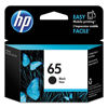 Picture of Original HP 65 Black Ink Cartridge | Works with HP AMP 100 Series, HP DeskJet 2600, 3700 Series, HP ENVY 5000 Series | Eligible for Instant Ink | N9K02AN