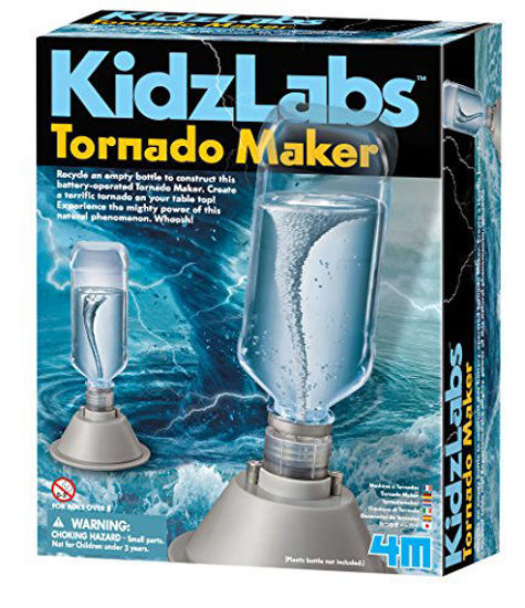 Picture of 4M 5554 KidzLabs Tornado Maker Science Kit, DIY Weather Cyclone, Typhoon, Hurricane Weather - STEM Toys Educational Gift for Kids & Teens, Girls & Boys