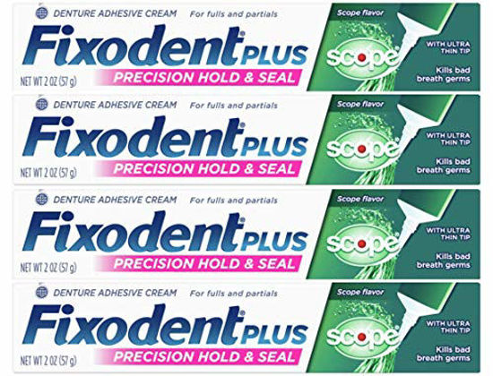 Picture of Fixodent Control Denture Adhesive Cream Plus Scope Flavor 2 oz (Pack of 4)