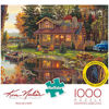 Picture of Buffalo Games - Kim Norlien - Peace Like a River - 1000 Piece Jigsaw Puzzle with Hidden Images , Green