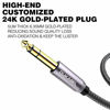 Picture of DUKABEL TopSeries Long 6.35mm (1/4 inch) to 3.5mm (1/8 inch) Headphone Jack Adapter -8ft (2.4m) 1/8 Female to 1/4 Male Extension Cable 3.5 to 6.35 for Mixer Guitar Piano Amplifier Speaker and More