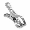 Picture of Coideal Beach Towel Clips Clamps Stainless Steel 10 Pack 4.3 Inch Large Heavy Duty Metal Clothespins Peg Jumbo Size, Windproof Clips Clothes Pin Hanger for Lounge Cruise Pool Boat Blanket