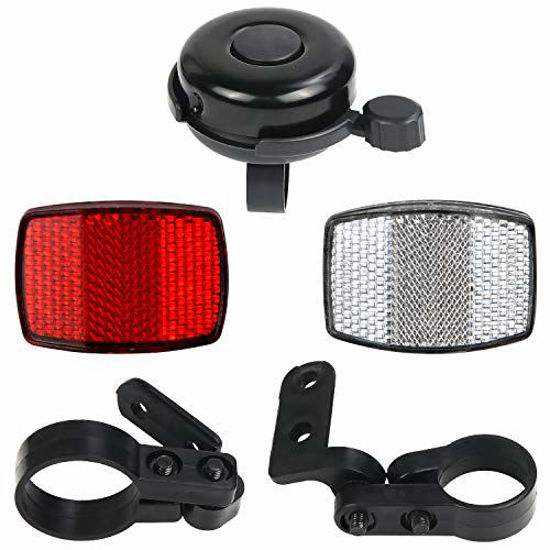 GetUSCart SANNIX Bicycle Reflectors Front and Rear Kit Bike