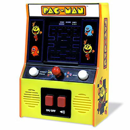 Picture of Basic Fun Arcade Classics - Pac-Man Color LCD Retro Mini Arcade Game