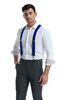 Picture of MENDENG Suspenders for Men Vintage 4 Swivel Hook Adjustable Braces Groomsmen