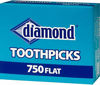 Picture of Wooden Flat Toothpicks 3-pack (2250 Total) Tray Box