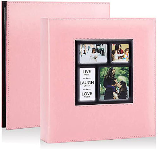 Artmag Photo Picutre Album 4x6 1000 Photos, Extra Large Capacity Leather Cover Wedding Family Photo Albums Holds 1000 Horizontal and Vertical 4x6