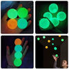 Picture of Kosoree 4Pcs Sticky Stress Balls Halloween Fidget Toys Globles Fidget Balls for Kids Adults Luminescent Squishy Ball Squeeze Toy Fluorescence Decompress Anxiety Relief Funny Glow Sensory Toys Cheap