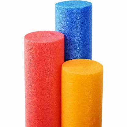 Picture of Deluxe Floating Pool Noodles Foam Tube, Super Thick Noodles for Floating in The Swimming Pool, Assorted Colors, 52 Inches Long