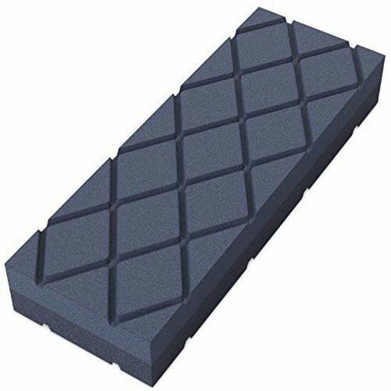 Picture of Sharp Pebble Large Flattening Stone- Dual Grit Coarse/Fine Sharpening Stones Flattener- Diamond Grooves Whetstone Fixer-Re Level Any Whetstones & Waterstones