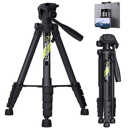 Picture of Endurax 66 Video Camera Tripod Stand Compatible with Nikon Canon, DSLR Cameras