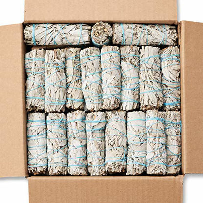 Picture of White Sage Smudge Sticks 4" Inch Smudging Wands | Smudge Kit White Sage Incense Sticks for Cleansing (6 Pack)