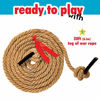 Picture of Franklin Field Day Tug of War Rope with Flag for Kids and Adults - Perfect for Team Building - 20ft Long