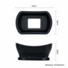 Picture of Kiwifotos Long Soft Viewfinder Eyecup Eyepiece for Canon EOS 90D 80D 70D 60D 77D 6D Mark II 5D Mark II Rebel T7 T6 T5 T100 T8i T7i T6s T6i T5i T4i T3i T2i T1i SL3 SL2 SL1 4000D 50D 40D 30D and More