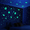 Picture of 260 PCS Glow in The Dark Stars, Glowing Stars for Ceiling, Star Wall Decals Solar System Space Galaxy Planets Wall Stickers for Kids, Girls Boys Room Decorations for Bedroom