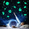 Picture of 260 PCS Glow in The Dark Stars, Glowing Stars for Ceiling, Star Wall Decals Solar System Space Galaxy Planets Wall Stickers for Kids, Girls Boys Room Decorations for Bedroom