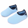 Picture of JIASUQI Baby Boys Girls Athletic Water Skin Shoes Socks for Beach River Boating Sky Blue 12-18 Months