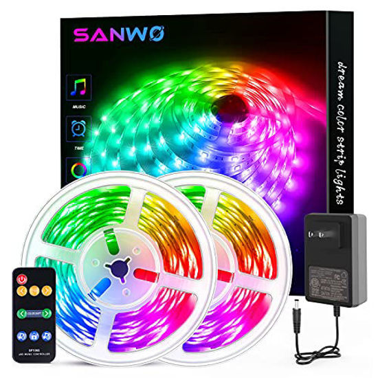 GetUSCart- Govee LED Strip Lights, 32.8FT RGB LED Lights with