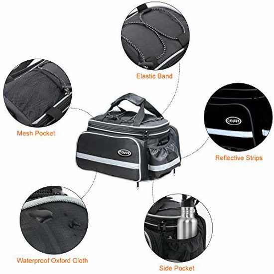 GetUSCart- COFIT Bike Trunk Bag 25L/68L, Extensive Large Capacity ...