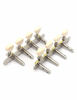 Picture of Metallor Guitar Machine Heads Tuning Pegs Tuning Keys for Mandolin Banjo and 8 String Guitars Instruments Double Hole Chrome Plating 4L 4R.