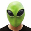 Picture of PartyHop Alien Head Mask, Latex Cool Green Alien Toys