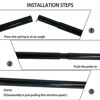 Picture of Sutekus Steel Rod Tent Pole Replacement Accessorie 2pc/Set Adjustable Bars (Black)