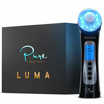 Picture of Pure Daily Care Luma - 4 in 1 Skin Therapy Wand - Ion Therapy LED Light Machine - Wave Stimulation- Massage - Anti Aging - Lift & Firm Tighten Skin Wrinkles