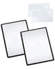 Picture of MagDepo Page Magnifying Sheet 3X PVC Lightweight Fresnel Lens with 2 Bonus Card Magnifiers, Magnifying Glass for Reading Small Patterns, Maps and Books