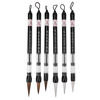 Picture of 6 Pcs/Set Water Brush Pen, Piston Water Color Brush Chinese Japanese Calligraphy Pen for Beginner Painting Reusable Brush Drawing Pen Art Supplies